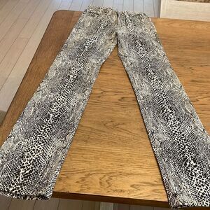 HOLLYWOOD JEANS SNAKE PRINT PANTS.  NEW WITH TAGS